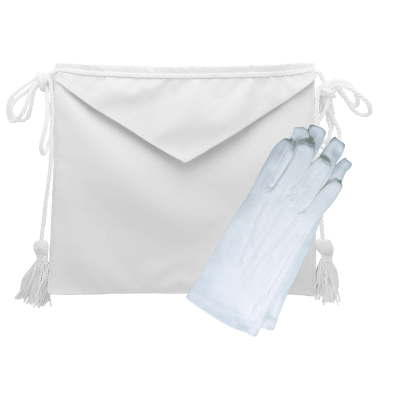 Official Masonic Regalia: Why Masons Wear White Aprons and Gloves